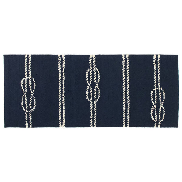 Trans Ocean Liora Manne Capri Ropes Indoor/Outdoor Area Rug - Nautical Stripe Design For Stylish Spaces Navy Polyester,Acrylic Capr5163633