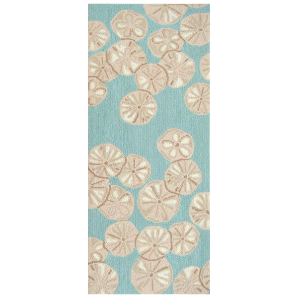 Trans Ocean Liora Handmade Coastal Area Rug - Durable Synthetic Blend With Beach-inspired Design For Any Space Blue Polyester,Acrylic Capr5175606