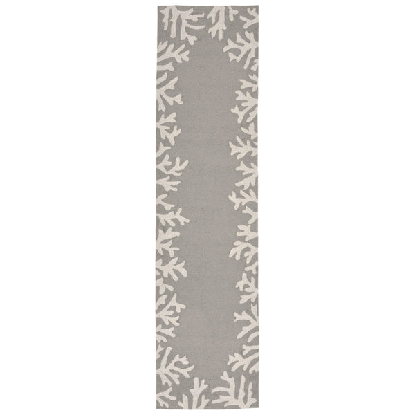 Trans Ocean Liora Manne Capri Coastal Indoor/Outdoor Area Rug - Vibrant Tropical Design For Any Space Silver Polyester,Acrylic Capr8162047