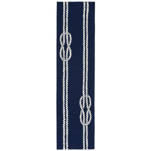Trans Ocean Liora Manne Capri Ropes Indoor/Outdoor Area Rug - Nautical Stripe Design For Stylish Spaces Navy Polyester,Acrylic Capr8163633