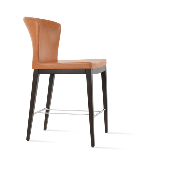 Soho Concept Capri Wood Barstools & Counterstools - Solid Beech, Stylish Camira Fabric, 10-year Guarantee & More! Caramel  Soho-concept-dining-chair-07498