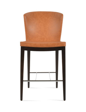 Soho Concept Capri Wood Barstools & Counterstools - Solid Beech, Stylish Camira Fabric, 10-year Guarantee & More! Caramel  Soho-concept-dining-chair-10696