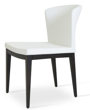 Soho Concept Capri Wood Chair - Stylish Dining Chair With Camira Era Fabric, 10-year Guarantee, Multiple Colors White  Soho-concept-dining-chair-01698