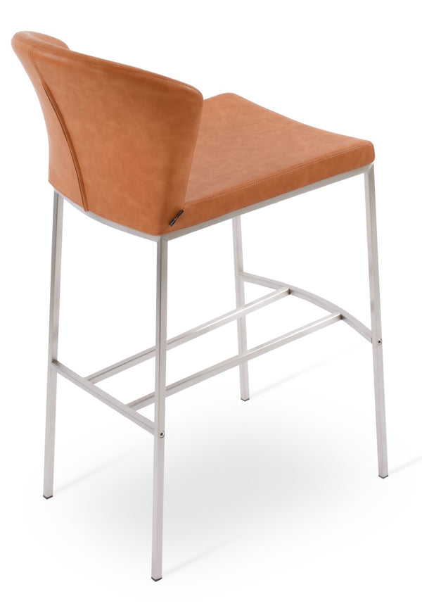 Soho Concept Capri Metal Barstools And Counterstools - Stylish Camira Fabric, Durable Brushed Steel Finish, 10-year Guarantee   Soho-concept-dining-chair-10711
