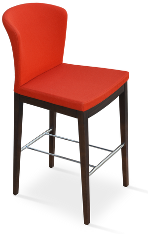 Soho Concept Capri Counter And Bar Stools With Luxurious Camira Era Upholstery And Solid Wood Finishes, 10-year Guarantee Orange  Soho-concept-dining-chair-10715