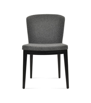 Soho Concept Capri Wood Chair: Stylish Dining Chair In Camira Blazer Wool – 10-year Guarantee, Multiple Colors! Ash,Black,Dark Grey  Soho-concept-dining-chair-01661