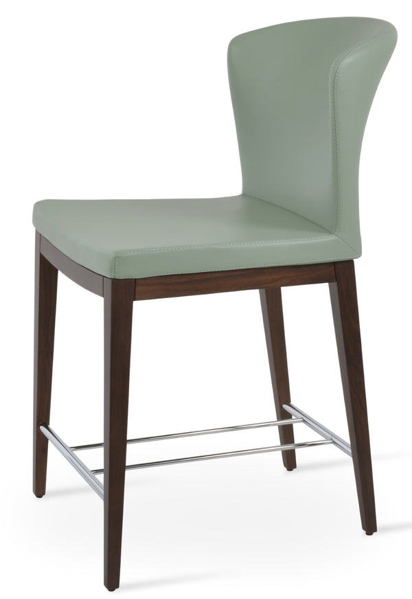 Soho Concept Capri Counter And Bar Stools With Luxurious Camira Era Upholstery And Solid Wood Finishes, 10-year Guarantee Walnut  Soho-concept-dining-chair-10684