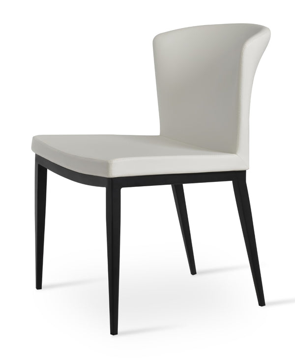 Soho Concept Capri Mw Dining Chair - Stylish White Boucle Fabric With Walnut & Turquoise, 10-year Guarantee! Black,White  Soho-concept-dining-chair-01732