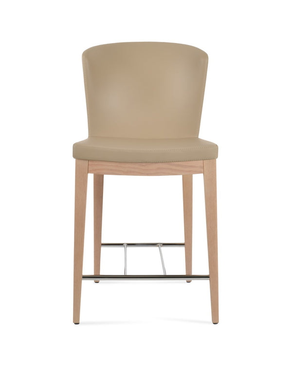 Soho Concept Capri Wood Barstools & Counterstools - Solid Beech, Stylish Camira Fabric, 10-year Guarantee & More! Ash,Natural  Soho-concept-dining-chair-07496