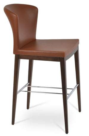 Soho Concept Capri Counter And Bar Stools With Luxurious Camira Era Upholstery And Solid Wood Finishes, 10-year Guarantee Walnut  Soho-concept-dining-chair-10680