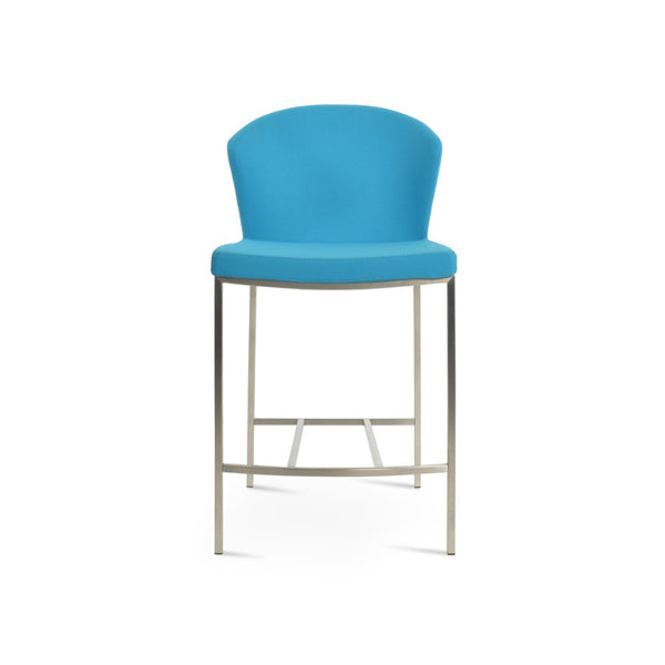 Soho Concept Capri Counter And Bar Stools With Luxurious Camira Era Upholstery And Solid Wood Finishes, 10-year Guarantee Turquoise  Soho-concept-dining-chair-10682
