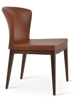 Soho Concept Capri Wood Chair - Stylish Dining Chair With Camira Era Fabric, 10-year Guarantee, Multiple Colors Walnut  Soho-concept-dining-chair-01684