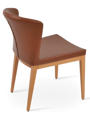 Soho Concept Capri Wood Chair - Stylish Dining Chair With Camira Era Fabric, 10-year Guarantee, Multiple Colors Natural  Soho-concept-dining-chair-01689