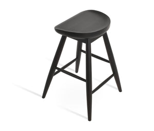 Soho Concept Cattelan Baba Barstools & Counterstools - Solid Wood Seats In Elegant Finishes For Stylish Comfort Black  Soho-concept-dining-chair-10769