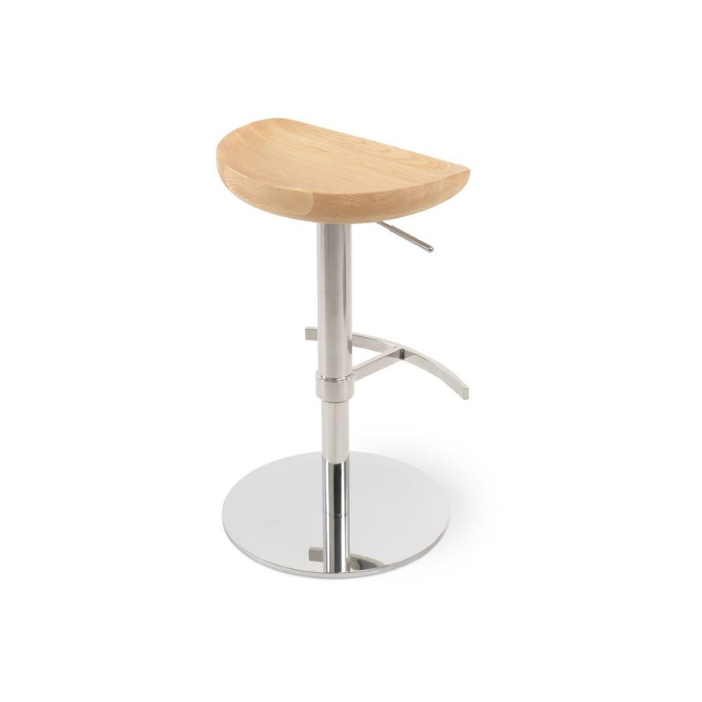 Soho Concept Cattelan Piston Barstools & Counterstools - Stylish Solid Wood Seats With Adjustable Heights & Finish Options Ash,Natural  Soho-concept-dining-chair-10735