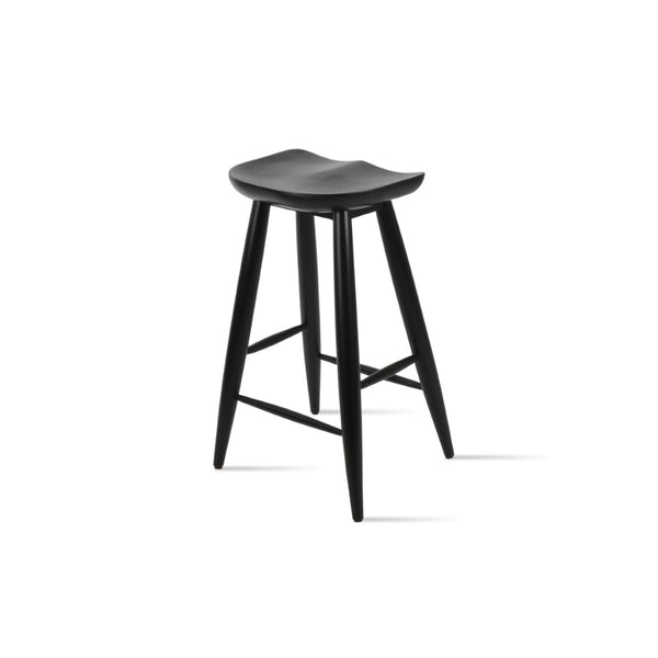 Soho Concept Cattelan Baba Barstools & Counterstools - Solid Wood Seats In Elegant Finishes For Stylish Comfort Black  Soho-concept-dining-chair-10740