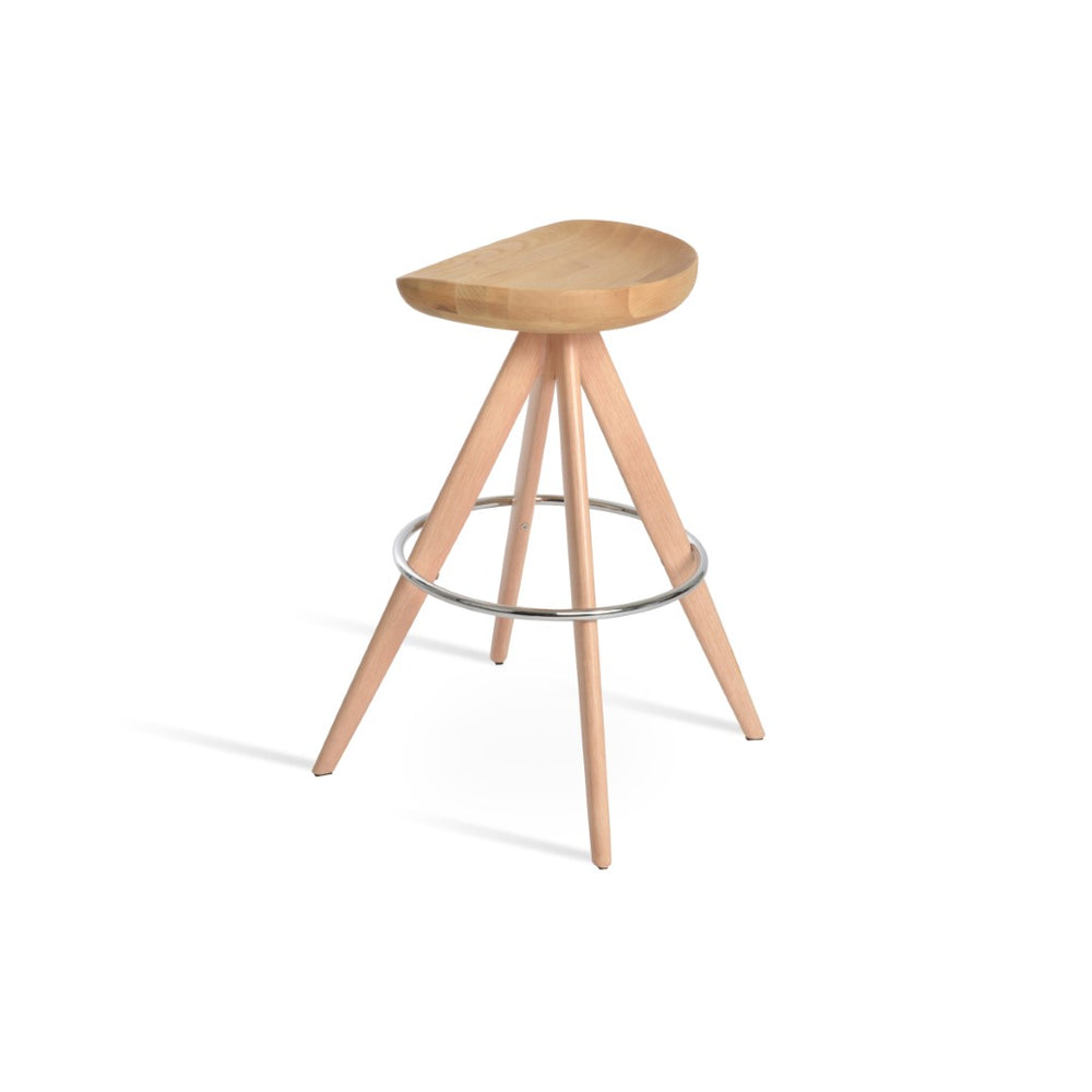 Soho Concept Cattelan Pyramid-mw Barstools & Counterstools - Stylish Solid Wood & Metal Seating For Any Space Natural,Ash  Soho-concept-dining-chair-10741
