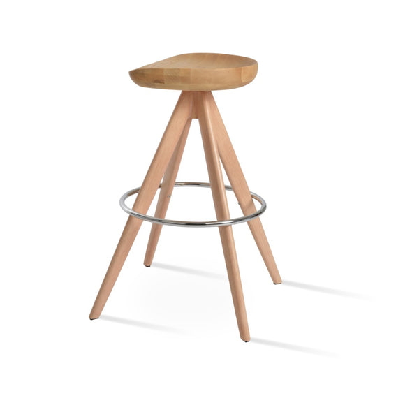 Soho Concept Cattelan Pyramid-mw Barstools & Counterstools - Stylish Solid Wood & Metal Seating For Any Space Natural,Ash  Soho-concept-dining-chair-06599