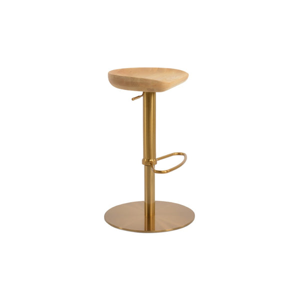 Soho Concept Cattelan Piston Barstools – Stunning Solid Wood Seats, Adjustable Heights, And Premium Finishes! Ash,Natural,Gold,Brass  Soho-concept-dining-chair-10755