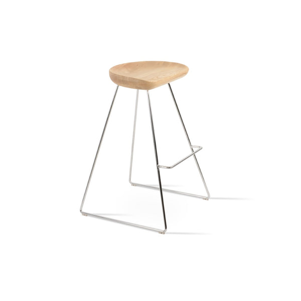 Soho Concept Cattelan Pr-wood Barstools & Counterstools: Solid Wood Design With Custom Finishes & Swivel Feature Chrome,Ash,Natural  Soho-concept-dining-chair-10758
