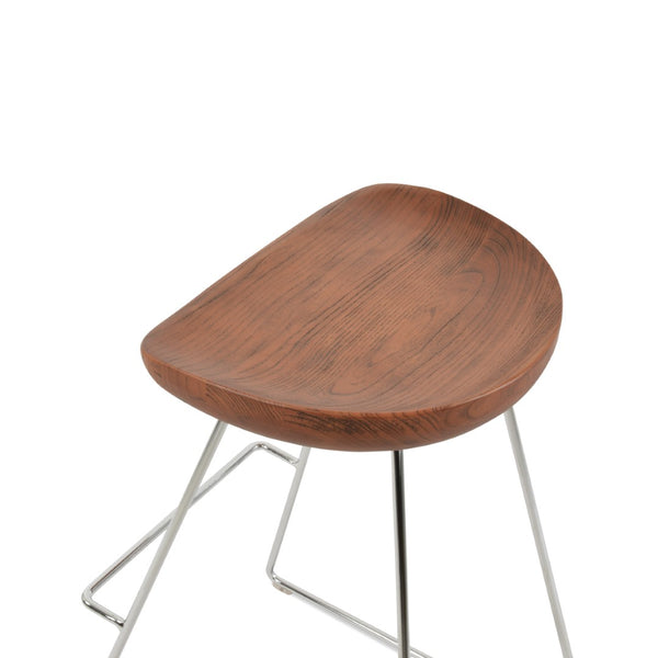 Soho Concept Cattelan Wire Barstools & Counterstools - Solid Wood Seats With Stylish Finish Options & Durability Chrome,Ash  Soho-concept-dining-chair-07518