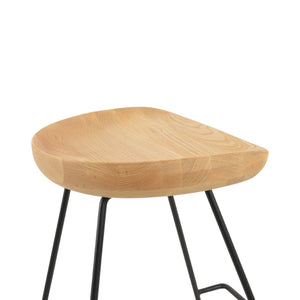 Soho Concept Cattelan Wire Barstools & Counterstools - Solid Wood Seats With Stylish Finish Options & Durability Black,Ash,Natural  Soho-concept-dining-chair-07507