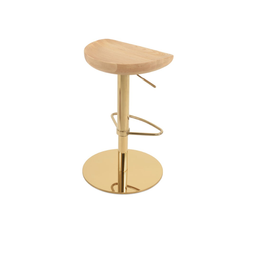 Soho Concept Cattelan Piston Barstools & Counterstools - Stylish Solid Wood Seats With Adjustable Heights & Finish Options Ash,Natural  Soho-concept-dining-chair-10735