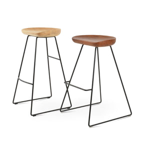 Soho Concept Cattelan Wire Barstools & Counterstools - Solid Wood Seats With Stylish Finish Options & Durability Ash  Soho-concept-dining-chair-10727