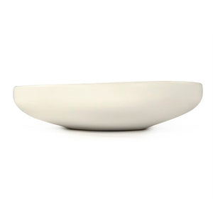 Zentique Atomic Ceramic Platter Small — Sleek Modern Appetizer Tray, Durable Dishwasher-Safe Accent Finish W14.5 x H3.5 x D14.5 CB3320-38-F929