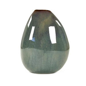 Zentique Atomic Vase Large — Sculptural Ceramic Centerpiece with Glossy Glaze, Geometric Silhouette, Durable Craftsmanship for Tablescape Decor CB3431-34-R611