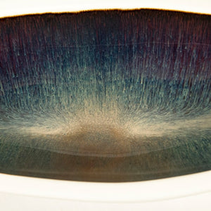 Zentique Atomic Boat Platter Small Retro Ceramic Serving Dish for Appetizers Sushi Condiments Centerpiece (92 chars) CB3427-29-F929