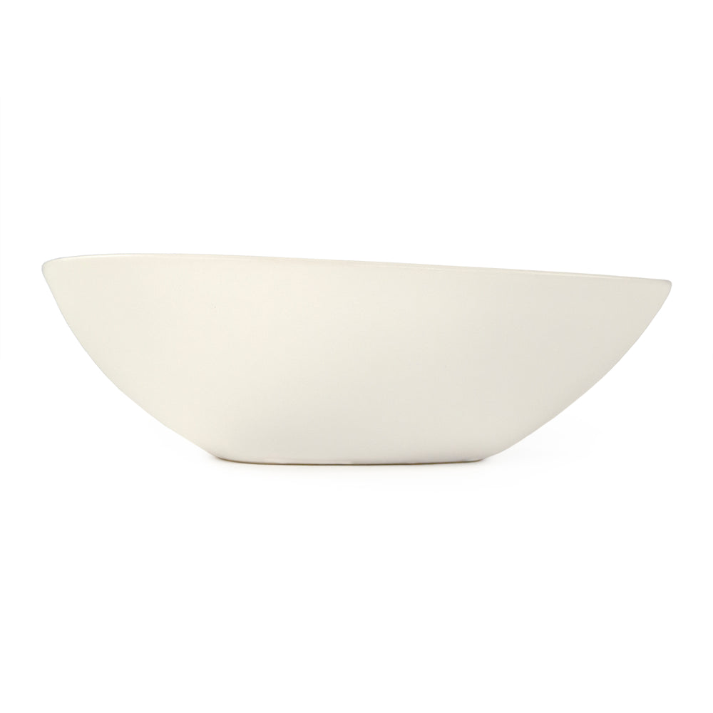 Atomic Teardrop Bowl Small Matte White with Atomic CB3428-24-F929 Zentique