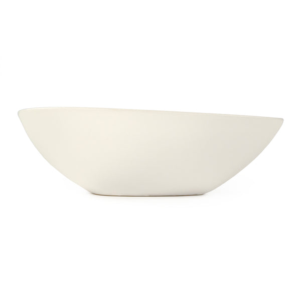 Atomic Teardrop Bowl Small Matte White with Atomic CB3428-24-F929 Zentique