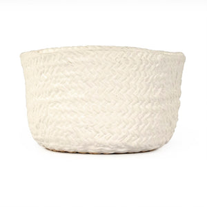 Grey Cross Weave Deep Dish Small Matte Cool Grey CB3491-20-R604 Zentique