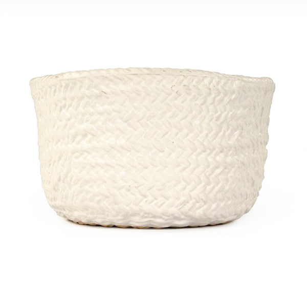 Grey Cross Weave Deep Dish Small Matte Cool Grey CB3491-20-R604 Zentique