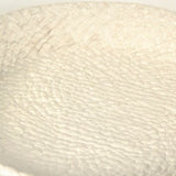 White Cross Weave Platter Large Matte White CB3492-41-R11 Zentique