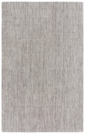 Rizzy Cable CBA698 Hand Loomed Solid/Tone on Tone  Wool Rug Gray 8'6" x 11'6"