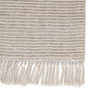 Jaipur Living Jaipur Living Skye Handwoven Boucle Taupe Area Rug Wool Blend Tasseled Neutral Light Gray 8'X10' RUG148695
