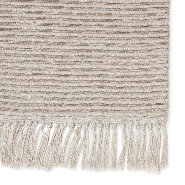 Jaipur Living Jaipur Living Skye Handwoven Boucle Taupe Area Rug Wool Blend Tasseled Neutral Light Gray 8'X10' RUG148695