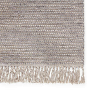 Jaipur Living Jaipur Living Skye Handwoven Boucle Taupe Area Rug Wool Blend Tasseled Neutral Gray 5'X8' RUG148697