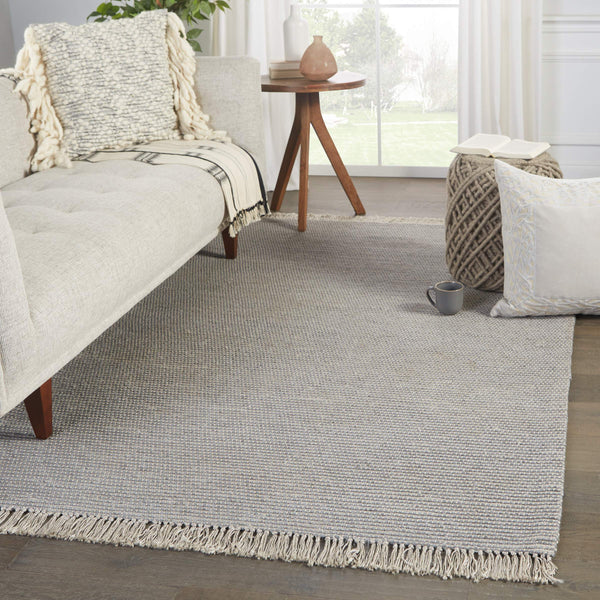 Jaipur Living Jaipur Living Skye Handwoven Boucle Taupe Area Rug Wool Blend Tasseled Neutral Gray 5'X8' RUG148697