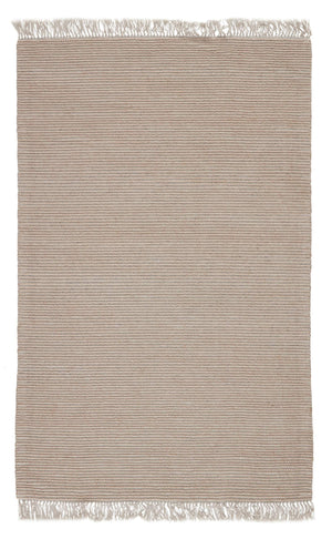 Jaipur Living Jaipur Living Skye Handwoven Boucle Taupe Area Rug Wool Blend Tasseled Neutral Tan 5'X8' RUG148700