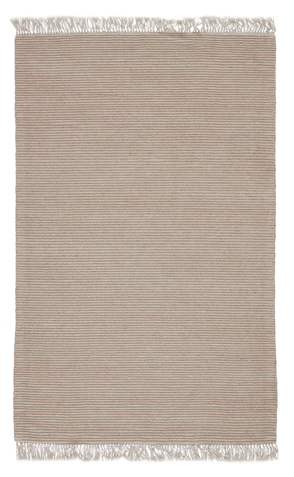 Jaipur Living Jaipur Living Skye Handwoven Boucle Taupe Area Rug Wool Blend Tasseled Neutral Tan 5'X8' RUG148700