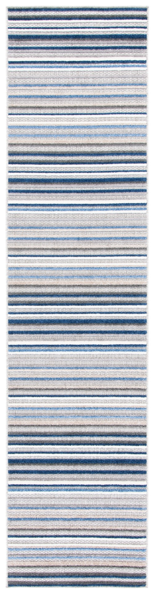 Safavieh Cabana 323 Power Loomed Indoor / Outdoor Rug Grey / Blue 8' x 8' Square