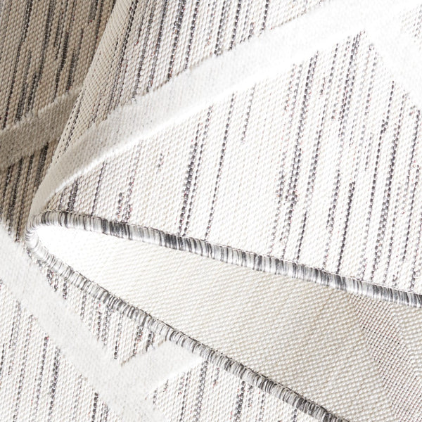 Safavieh Cabana 410 Power Loomed Indoor / Outdoor Rug Ivory / Grey 6'-5" x 6'-5" Square