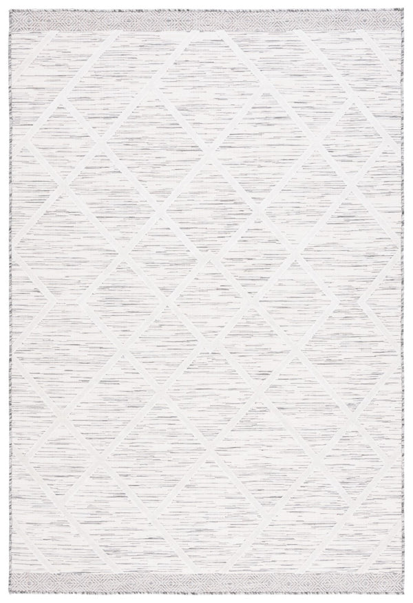 Safavieh Cabana 410 Power Loomed Indoor / Outdoor Rug Ivory / Grey 6'-5" x 6'-5" Square
