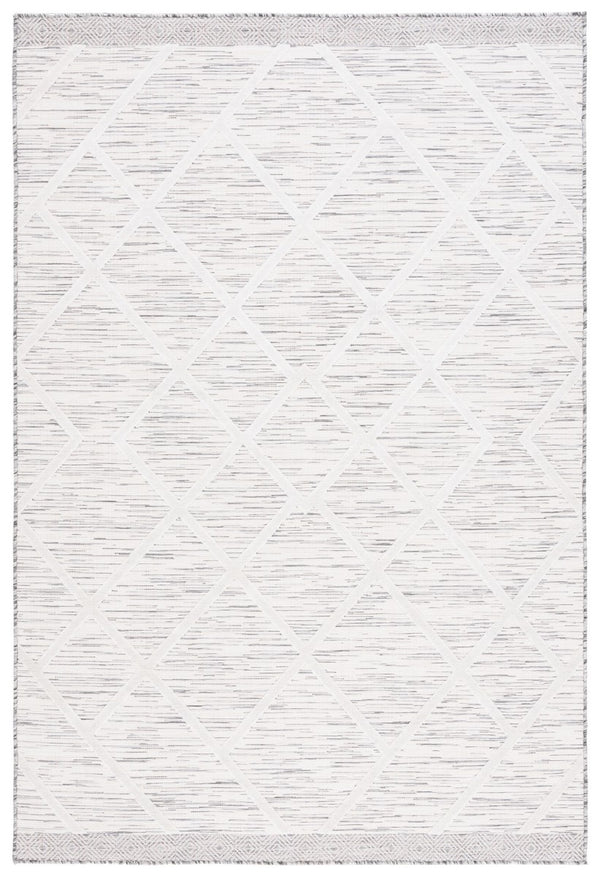 Safavieh Cabana 410 CBN410 Power Loomed Indoor / Outdoor Rug Ivory / Grey CBN410A-9