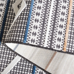 Safavieh Cabana 414 Power Loomed Indoor / Outdoor Rug Black / Ivory 5'-1" x 7'-6"