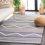 Safavieh Cabana 414 CBN414 Power Loomed Indoor / Outdoor Rug Black / Ivory CBN414Z-9