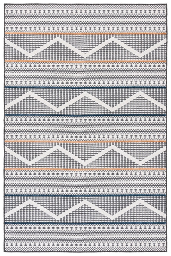 Safavieh Cabana 414 CBN414 Power Loomed Indoor / Outdoor Rug Black / Ivory CBN414Z-9